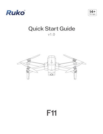 ruko  pro drone user guide manualzz