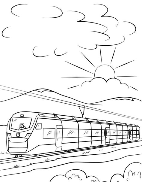 speed train coloring pages    train train coloring pages