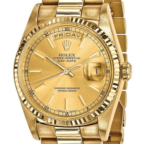 shop quality pre owned rolex  karat yellow gold mens day date presidential