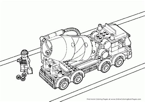 tow truck coloring page lego city flatbed truck international