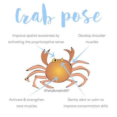 crab pose children inspired  yoga pose   week