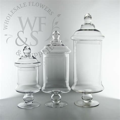 Glass Cylinder Candy Jar Vases With Lids 12 H Wholesale