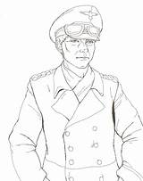 Erwin Rommel Priestess sketch template
