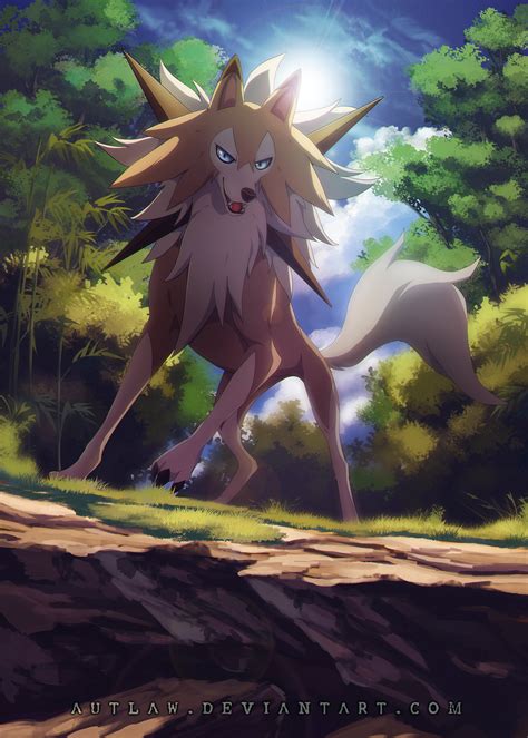 lycanroc  autlaw  deviantart