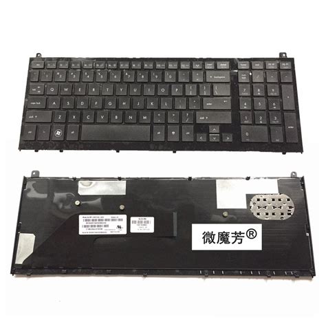 english laptop keyboard  hp  probook       frame  replacement
