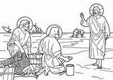 Colorat Andrei Sfantul Fishermen Calls Disciples Planse Colouring Colorear Confession Bibel Vbs Disciple Catequesis Petru sketch template