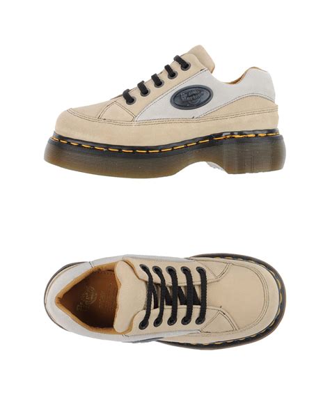 dr martens  tops trainers  beige lyst
