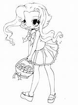 Coloring Pages Anime Printable Chibi Cute Girl Getcolorings Color Print sketch template