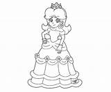 Daisy Coloring Princess Pages Rosalina Peach Print Mario Luigi Rose Colouring Petal Bowser Line Printable Kart Paper Color Kids Toad sketch template