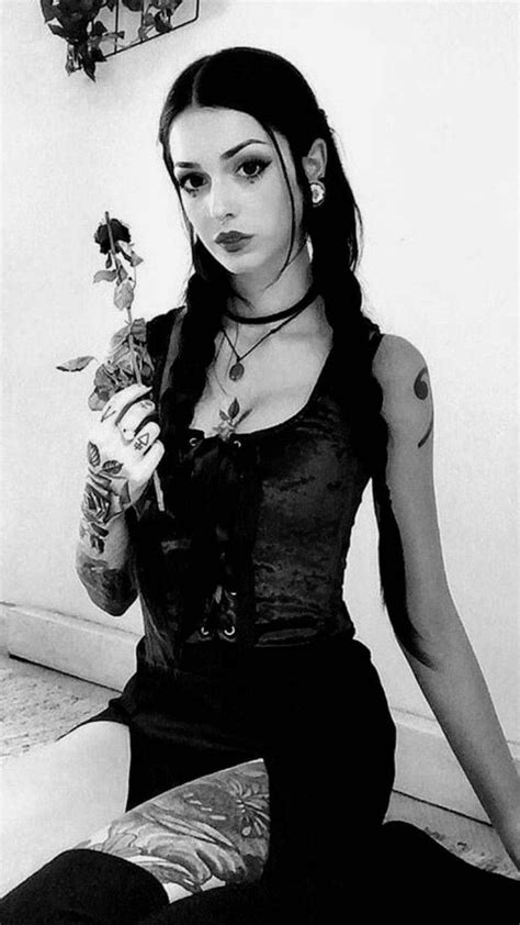 carlos aba black metal girl goth beauty gothic fashion