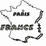 France Paris Coloring Pages Printable Kids Map Country Color Countries Birthday Online Template Maps Crafts Choose Board Books Book Printables sketch template