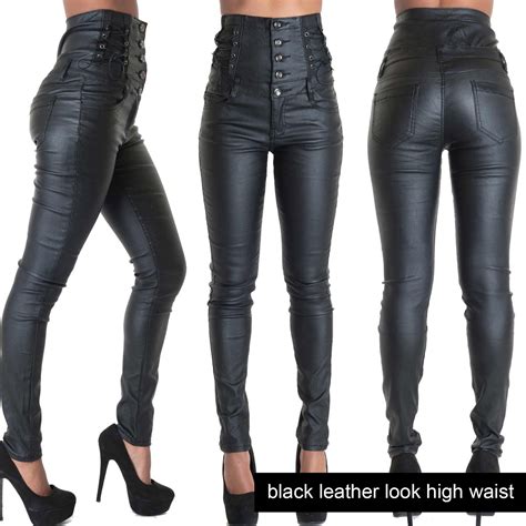 womens high waisted sexy skinny fit jeans ladies stretch denim jegging