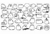 Imprimer Coloriage Pusheen Coloriages Greatestcoloringbook sketch template