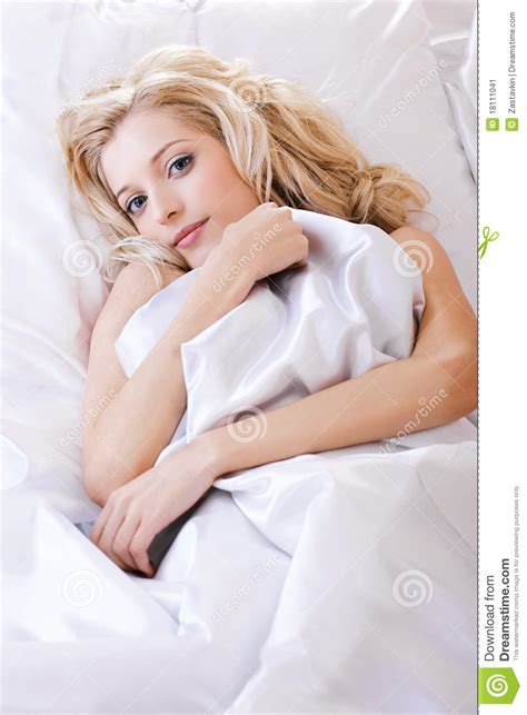 beautiful girl in bedroom stock image image 18111041