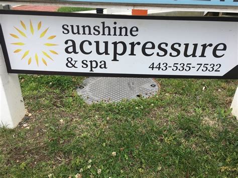 sunshine acupressure  spa  reisterstown  main street massage