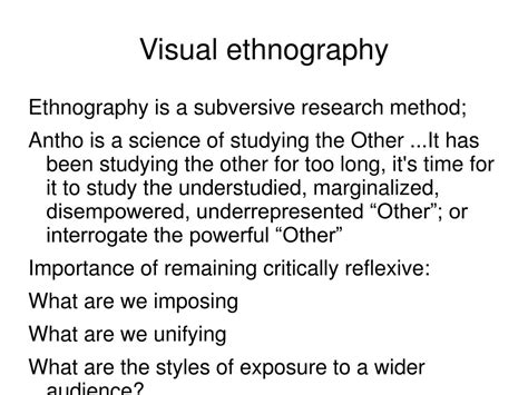 visual ethnography powerpoint    id