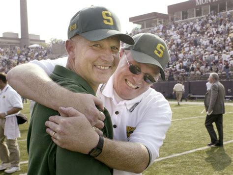 Craig Bohl And Gene Taylor Celebrate After The Bison Beat