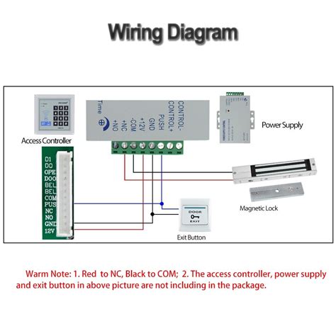 magnetic door lock wiring diagram artled
