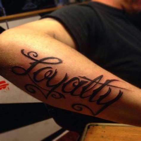 script tattoo loyalty tattoo electric elephant tattoo
