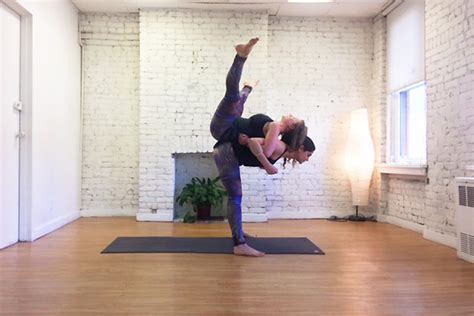 easy acro yoga poses  beginners