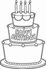 Coloring Cake Birthday Happy Printable 60th Cakes Seuss Dr Choose sketch template