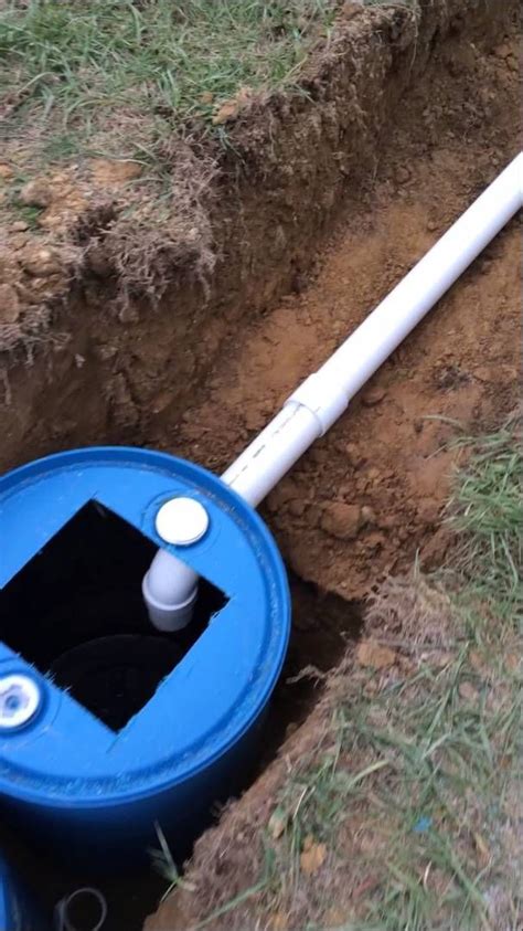 simple diy  barrel septic system aqua sewer   septic system diy septic system