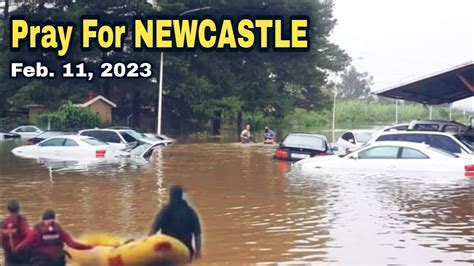 major flooding  newcastle kzn people evacuated due  flooding