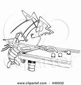 Cartoon Leaning Table Over Billiards Crawdad Clip Outline Royalty Illustration Toonaday Rf Mixing Chef Bowl Using Clipart Ron Leishman Chalking sketch template