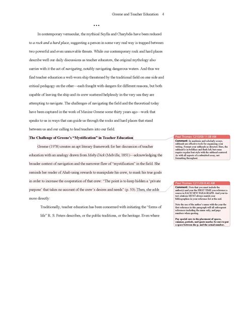 reflection paper  style reflective essay template
