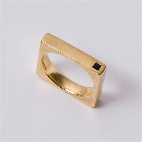 square wedding bands