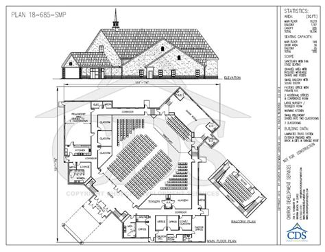 pin  church plans