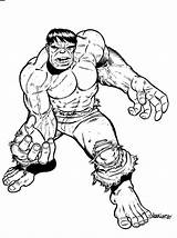Hulk Coloring Pages Cartoon Print sketch template