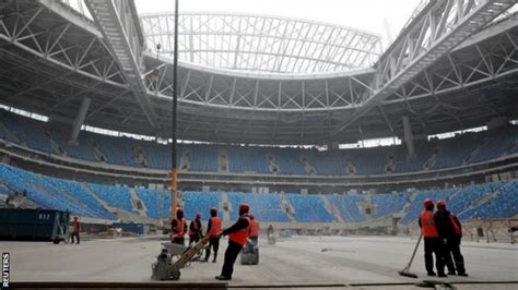 World Cup 2018 Russian Stadiums Shaking Pitch Concerns Fifa Bbc Sport