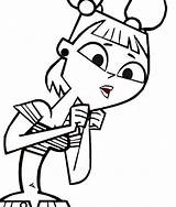 Total Drama Coloring Pages Island Dramarama Printable Getcolorings Print Library Color sketch template