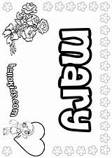 Mary Coloring Name Pages Color Hellokids Names Printable First Print Online Getcolorings sketch template
