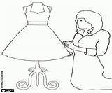Dressmaker Mannequin Dress sketch template