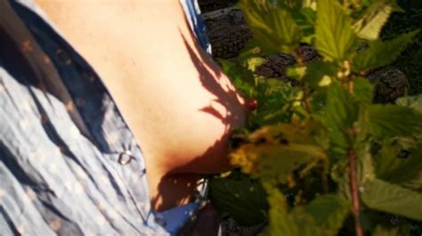 Nettle Torture My Breasts Extreme In Public Try 1