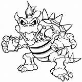 Mario Super Wii Bros Coloring Pages Getcolorings sketch template