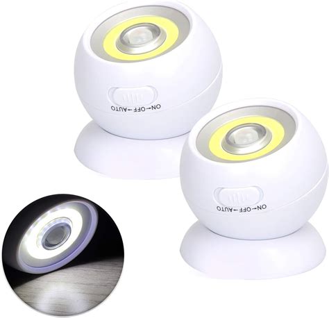 lebote motion sensor light wireless battery powered night light motion sensor spotlight indoor