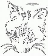 Pumpkin Cat Face Patterns Stencil Printable Carving Intarsia Halloween Stencils Template Wood Coloring Drawing Clipart Outline Designs Woodworking Fish Plans sketch template