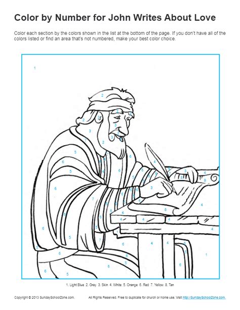 color  number archives bible coloring pages childrens bible