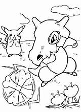 Pikachu Cartoni Animati Cubone sketch template