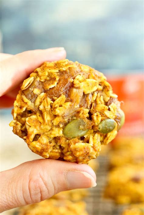 pumpkin breakfast cookies dairy  gluten   nut  recipe