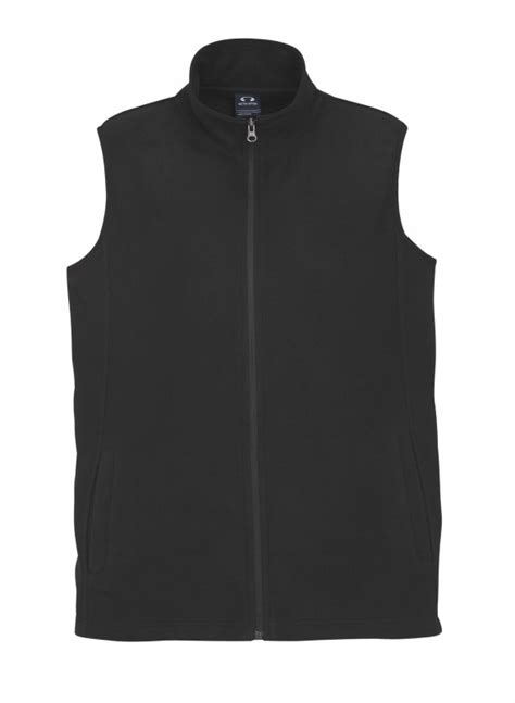 mens trinity vest lightweight mirco fleece black navy casual pockets