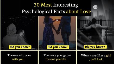 30 Most Interesting Psychological Facts About Love Psychological