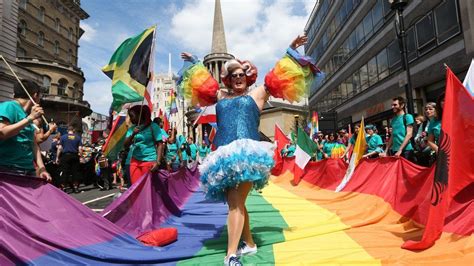 Pride Parade In London Thousands Join Lgbt March Bbc News