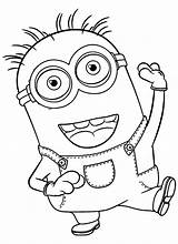 Minions Phil Kleurplaat Kleuren Minion Kids Om Te Coloring Pages Colouring Print Despicable Printable Voor Movie Sheet Drawing sketch template