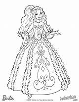 Barbie Coloring раскраски принцесса sketch template