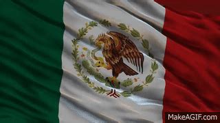 bandera de mexico ondeando loop animacion gratis    gif