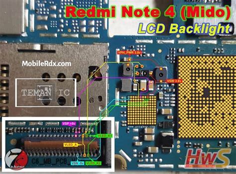 repair redmi note  display light problem lcd backlight ways